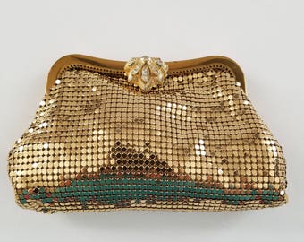 Whiting & Davis Gold Mesh Handbag #38