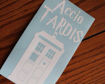 Accio TARDIS, Harry Potter Doctor Who decal