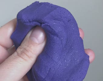 KAWAII SQUISHY Custom Anti Stress Ball 2 oz, Homemade Super Soft, Scented Play Dough, Putty, Natural, made with Essential Oils, Glitter