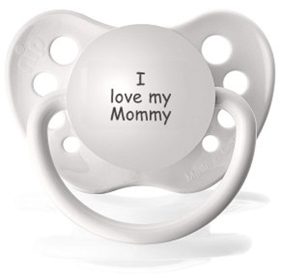 I love my Mommy Pacifier Mommy Binkie Maternity Photo Prop