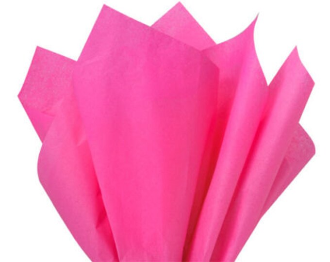 Pink Tissue Paper 480 Large Sheets