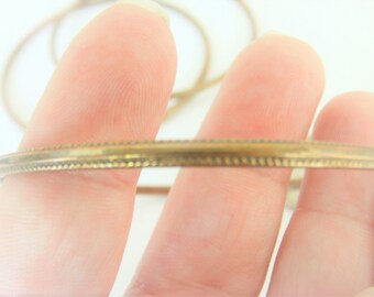 Vintage Copper Bracelets / Bangle Bracelets / Hand Made Bracelets / Copper Jewelry / Thin Bracelets / Copper Bangles