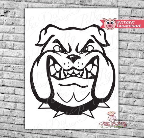 Download Bulldog SVG Svg Files Svg Files for Cricut Svg Files For