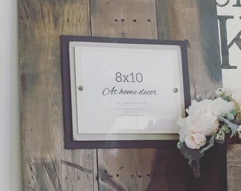 Gray Tone Reclaimed Wood Frame