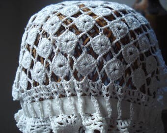 Vintage Baby Bonnet # Crochet # Fleamarketbuzz