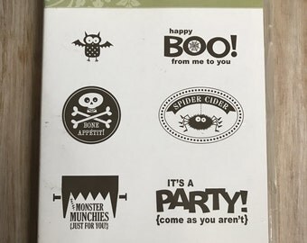 Destash Stampin UP Monster Munchies Stamp Set