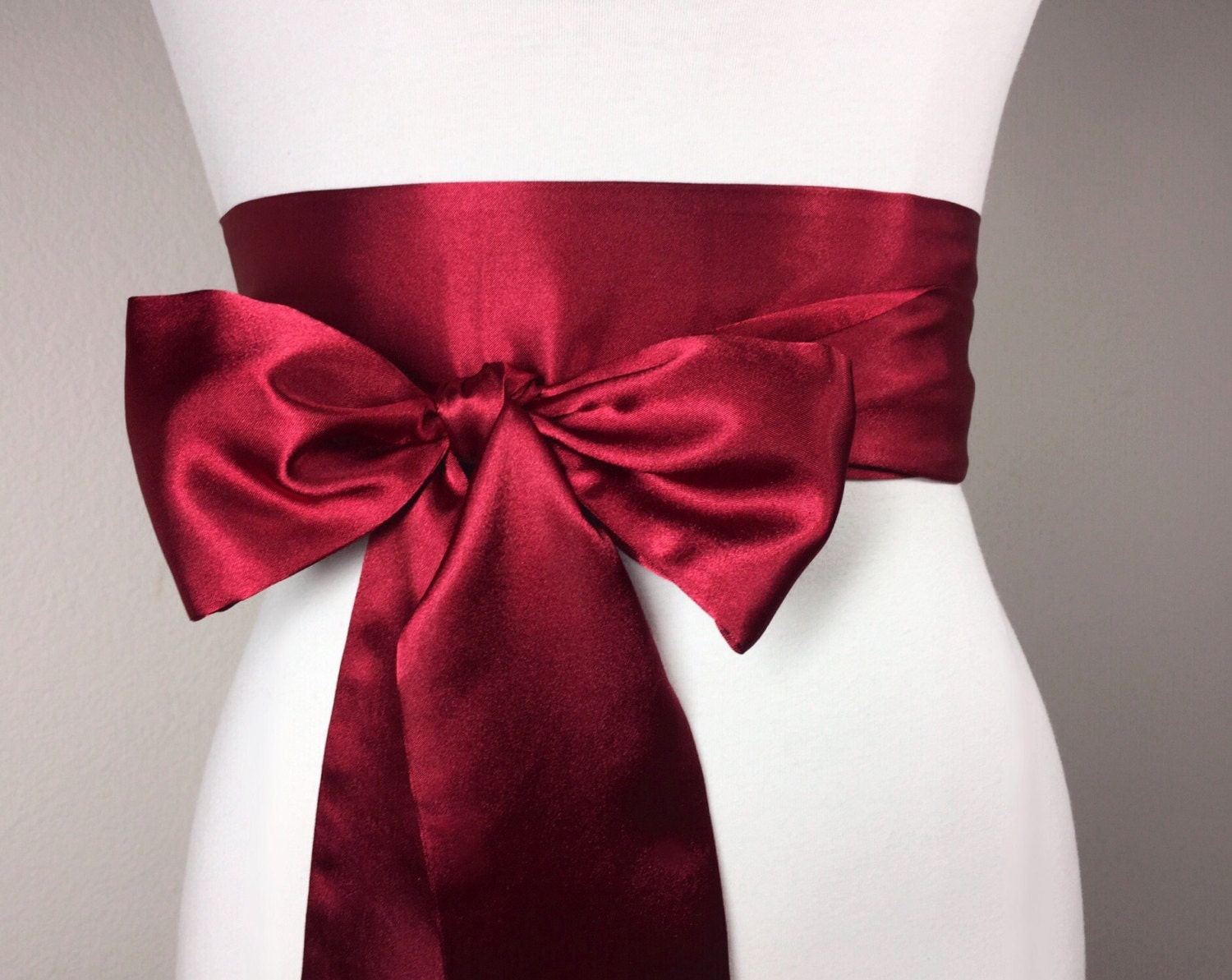 red wedding sash