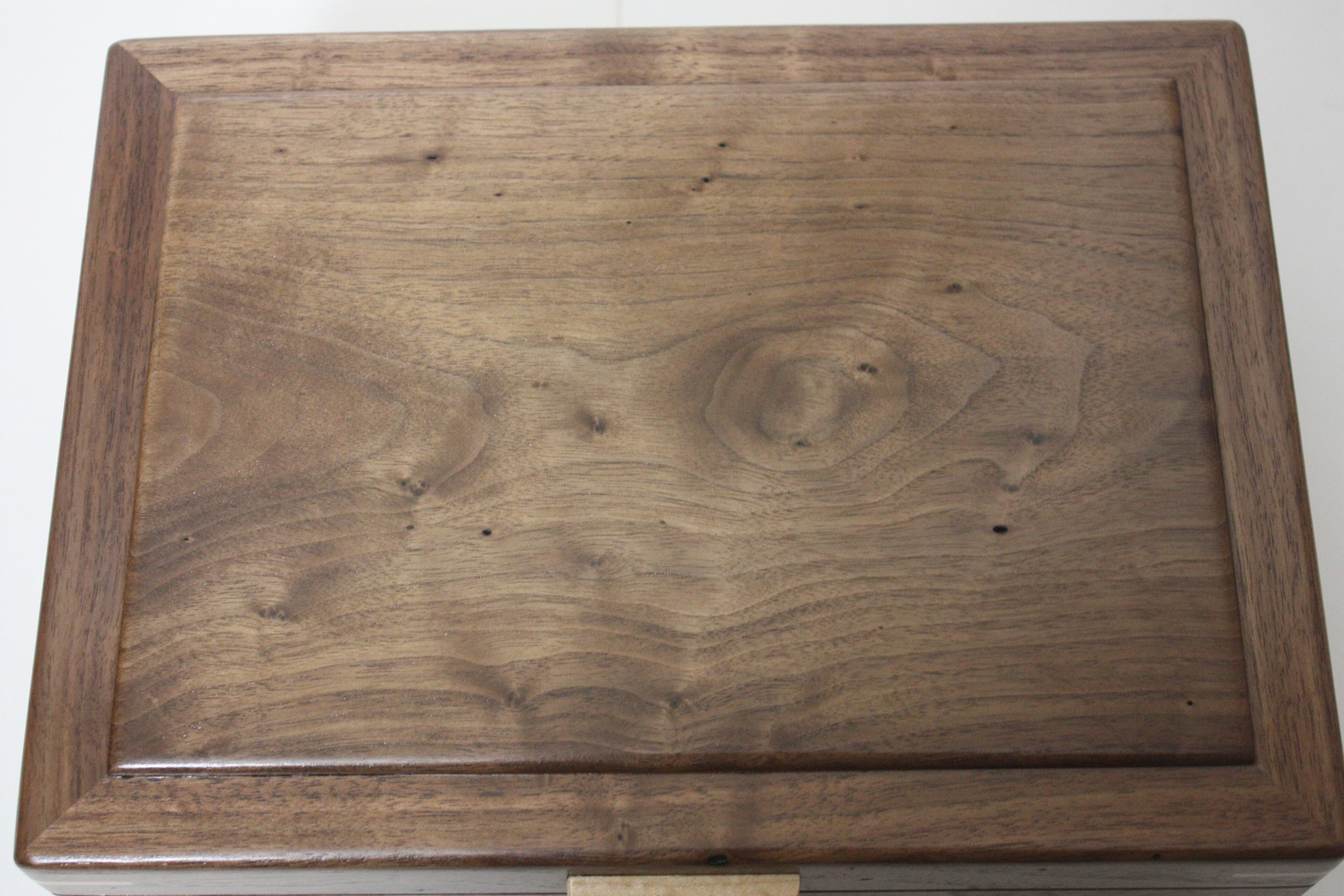 Walnut Locking Box For Sale