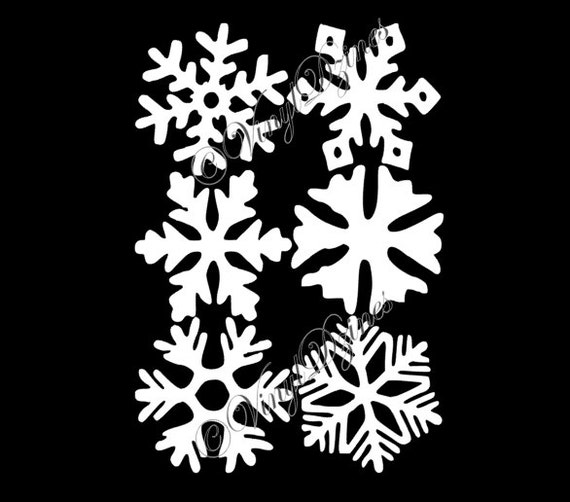 18 Pack White Christmas Snowflakes Window Clings 18 pack