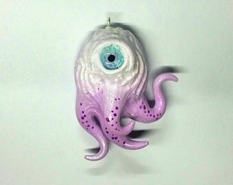 Violet x Original Surreal Creature Pendant Sculpture