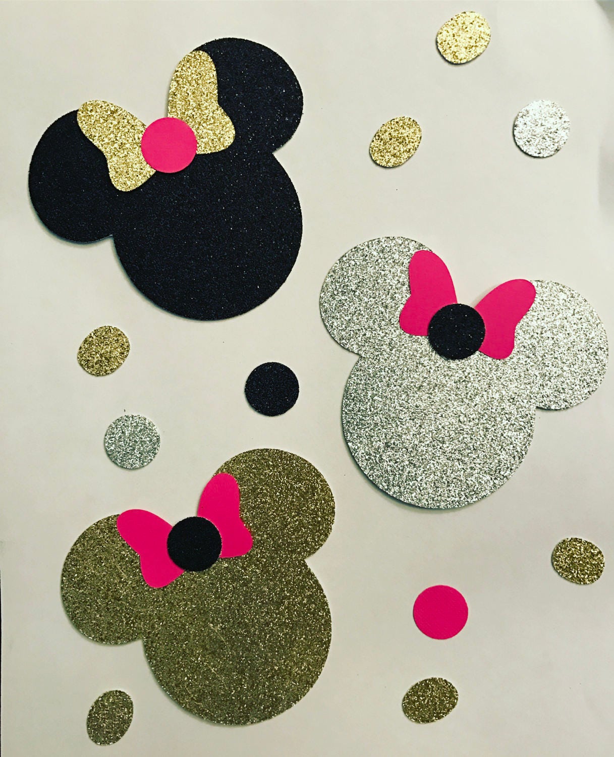 Minnie Mouse cutouts from Cutepoison19 on Etsy Studio