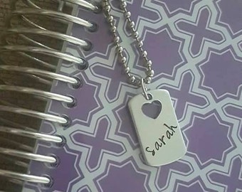 Mano di fascino - personalizzata con nome - Planner timbrato Planner fascino