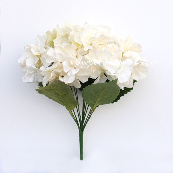 17'' Silk Hydrangea Artificial Bush