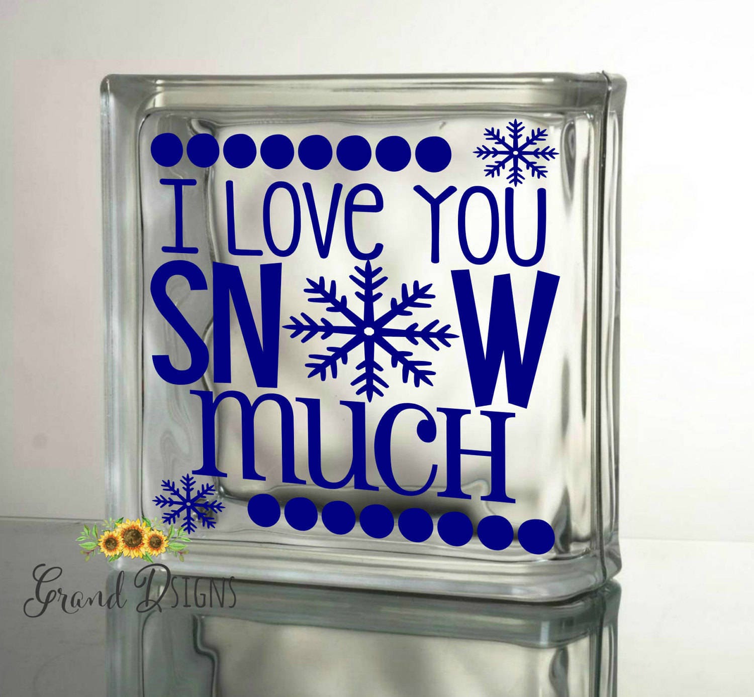 I Love You Snow Much decal DIY Christmas crafts to make I Love You Snow Much Craft