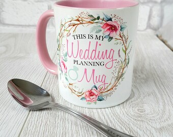 This is my wedding planning mug wedding mug coffee mug wedding wedding planner personalized mug custom mug ceramic mug wedding shower gift