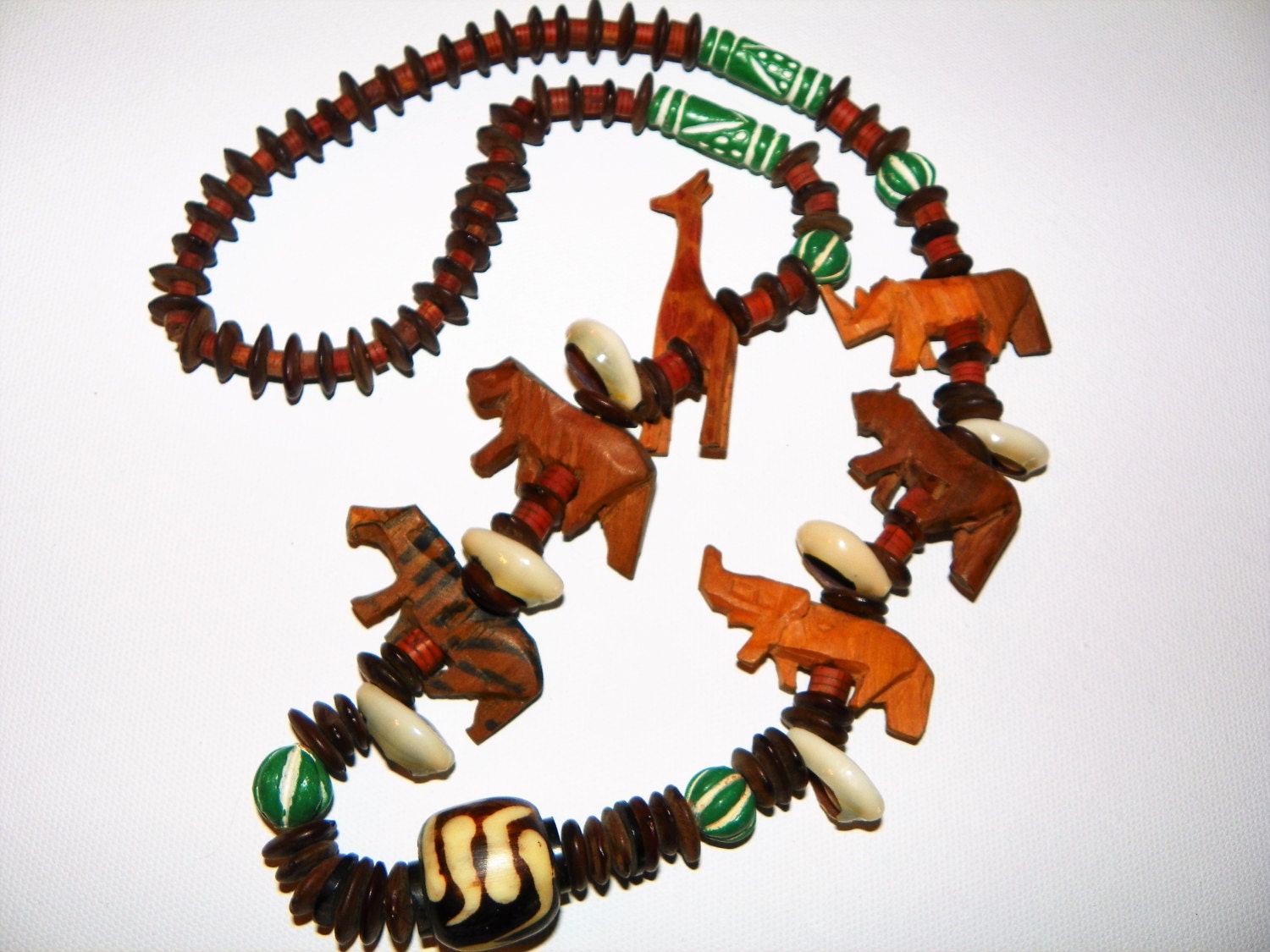 28 Wooden and Carved Stone Kenyan Carved Wooden Animal