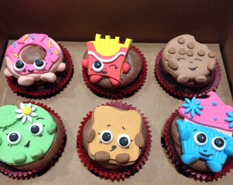 Shopkins Cupcake Toppers