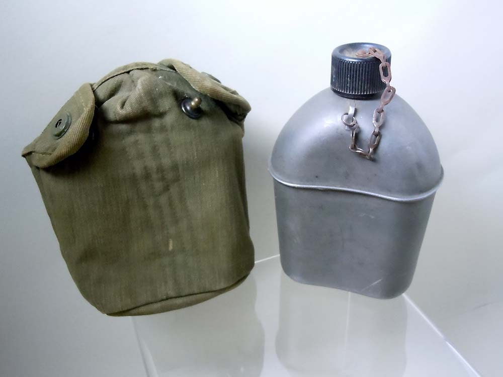 Rare Us Army Military Vollrath Canteen Ww2 1943 With Cover