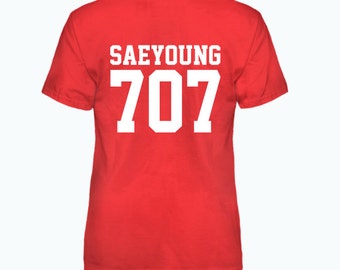 Saeyoung Mystic Messenger Inspired Game Jersey Style T-Shirt
