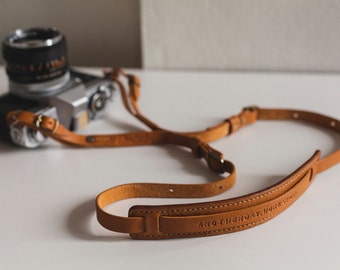 Anotherday adj 2017 : Personalized hand craft leather camera strap