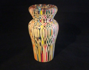 Colored Pencil Vase