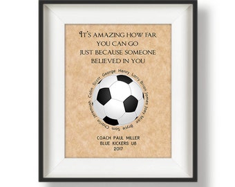 Soccer Coach Gifts - Personalized - Coach Gifts - Soccer Coach Gift Ideas - Gifts for Coaches - Gifts for Soccer Coaches - It's Amazing