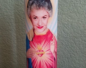 Dorothy of Golden Girls Saint Candle-Prayer Candle Golden Girls, Bea Arthur