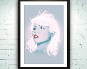 BLONDIE DEBBIE HARRY Poster Original 1976 Very Rare Private Stock