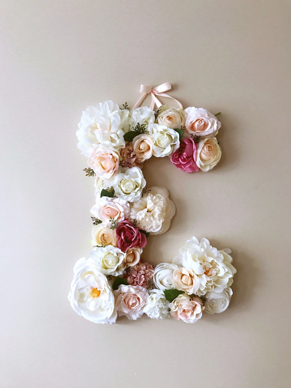 Large Flower Letters, Wall letter, Wedding letters, Personalized wall art, Baby shower gift, Artificial silk flower letters, Photo prop