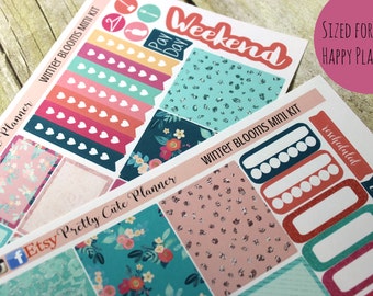 Happy Planner Stickers - Weekly Planner - Erin Condren Life Planner - Functional stickers - Winter Bloom - Spring Stickers