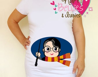 Maternity shirt - Harry Potter - Baby costume - Pregnancy shirt - Preggers shirt -Maternity dress - Pregnancy gift - Harry Potter costume -