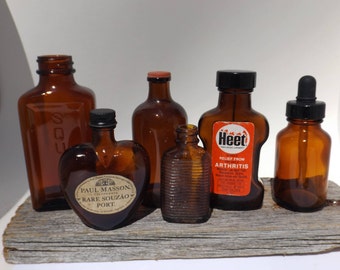 What can you use old glass medicine bottles for?