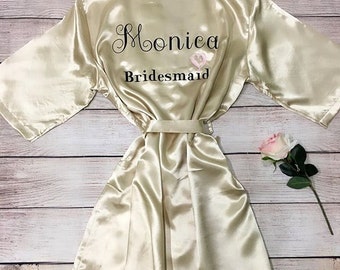 Wedding Robe for Bride and Bridesmaids Bridal Party Robes for