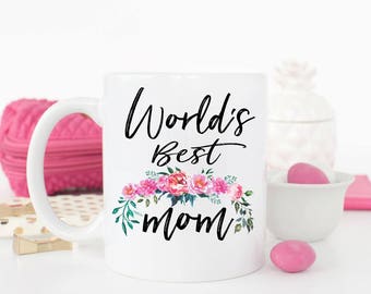 World's Best Mom Mug, Gift for Mom, Pregnancy Reveal, Pregnancy Announcement, Baby Shower Gift, Mom gift, Mother's Day Gift, mom Mug