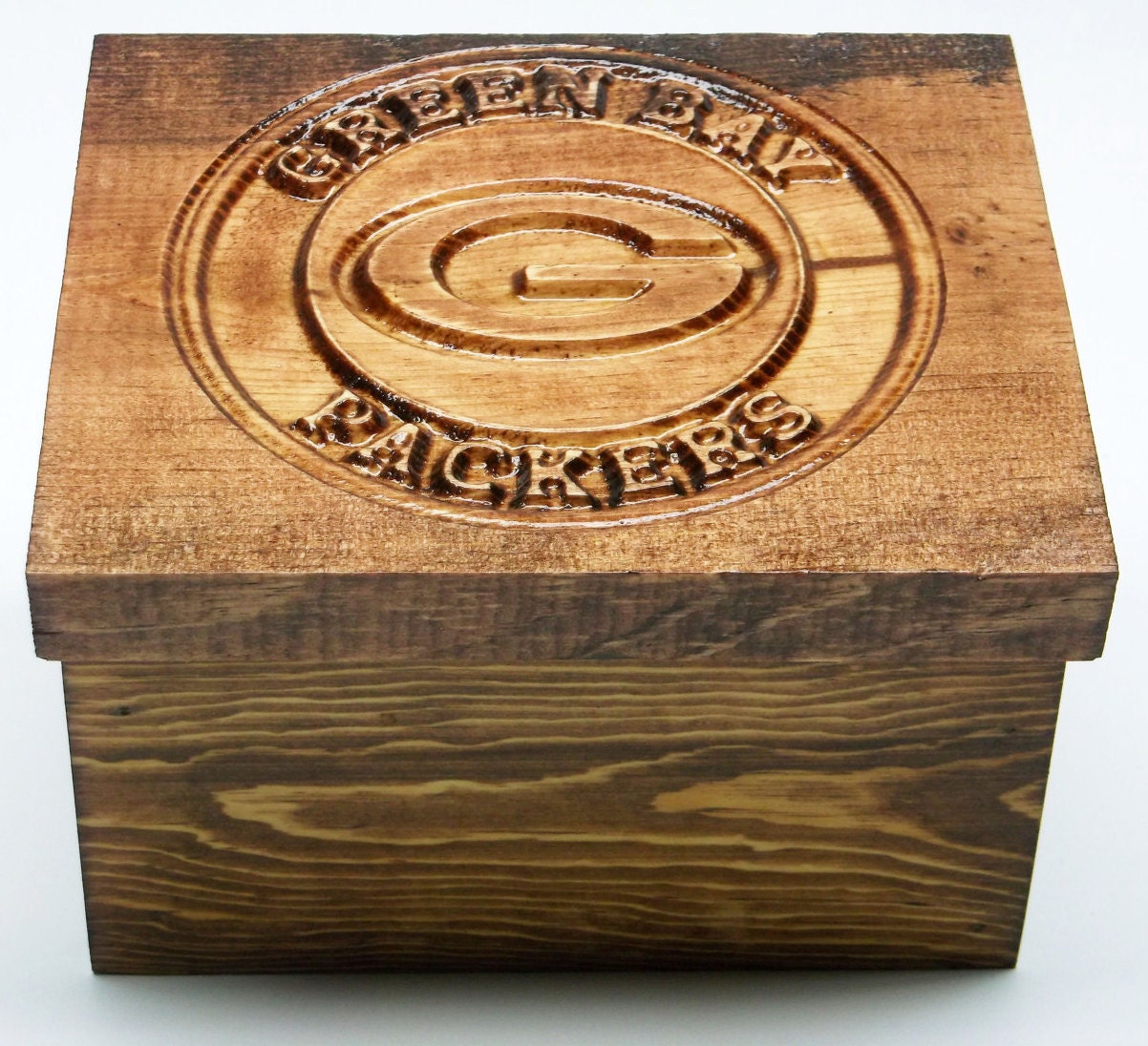 Personalized Green Bay Packers Gift Box Engraved Birthday
