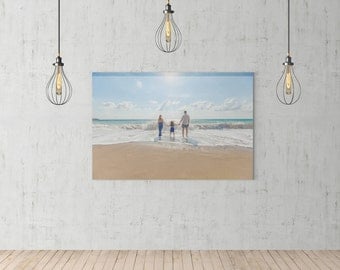 Personalised Canvas, YOUR PHOTO on a canvas, Personalised wall art, Custom canvas print - 20" x 16" (50cm x 40cm)