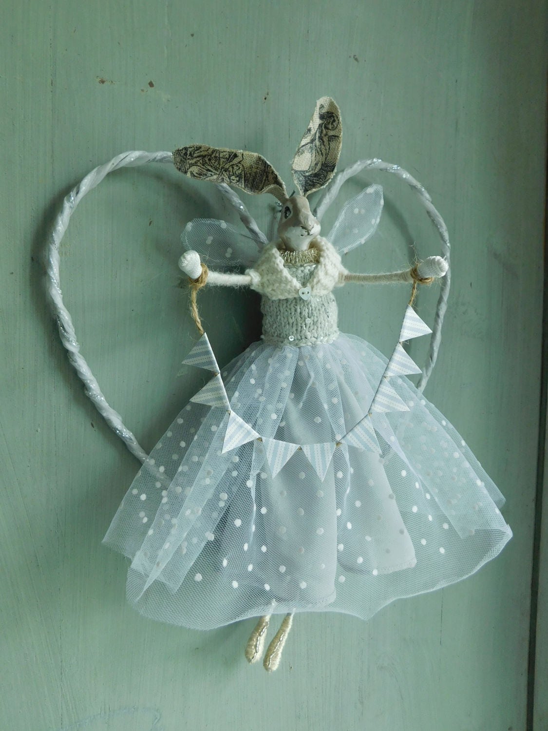 Baptism gift Personalised baby gift Bunting Christening