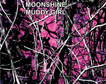 Moonshine Camo Vinyl Roll Material for any project, by the foot