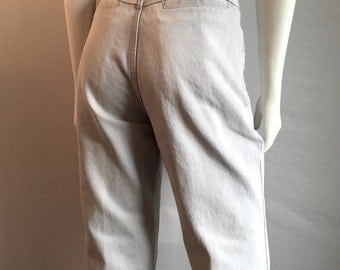 Vintage Women's 80's Seattle Blues Jeans, Gray, High Waisted, Denim (M/L)