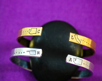 SALE • Silver Cuff Bracelet • Best Friend Gift • Gold Bracelet Gift • Going Away Gift • Gold Cuff • Sister Gift•Friendship Jewelry•Love Gift