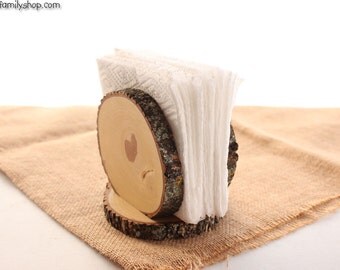 Rustic Napkin Holder Stand Farmhouse Kitchen Table Decor Gift For Her Rustic Napkin Holder Stand Farmhouse Kitchen Table Decor Gift For Her