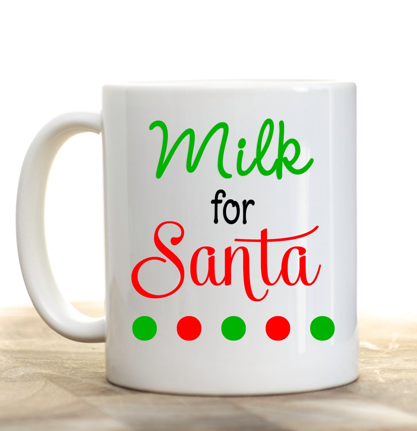 Milk For Santa Santa Milk and Cookies Milk for Santa Mug