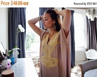Summer Trendy Clothing,Beige Marrakech Resort Caftan Kaftan -beach cover ups, resortwear,maxi dresses, birthdays, h