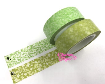 Flowers on vines Washi Tape 15mm x 10m WT141 WT395