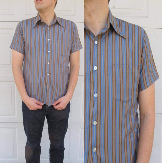 mens vintage button down shirt