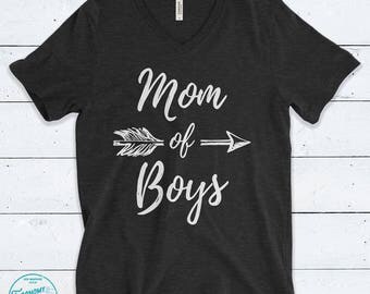 Cute Mom of Boys Shirt Raising Boys shirt Mother of Boys Gift Boy Mama Mom Life Shirt Mom Tee Shirt Mothers Day Shirt