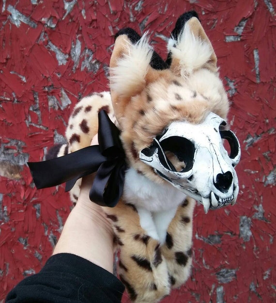 skull animals plush