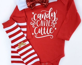 red and white candy cane shirt