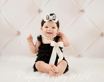 Baby Girl Outfits~Lace Romper~Baby Romper~Baby Clothes~Coming Home Outfit~Coming Home Outfit Newborn~First Birthday Outfit~Photo Prop