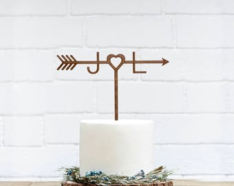 Customized Wedding Cake Topper, Personalized Cake Topper for Wedding,Custom Personalized Wedding Cake Topper,Monogram Cake Topper Initials 2